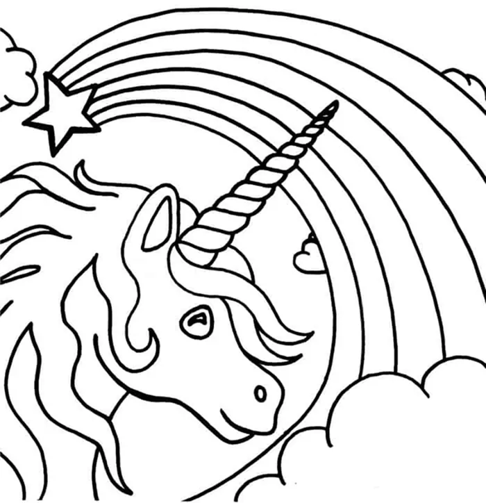 unicorn coloring pages for kids