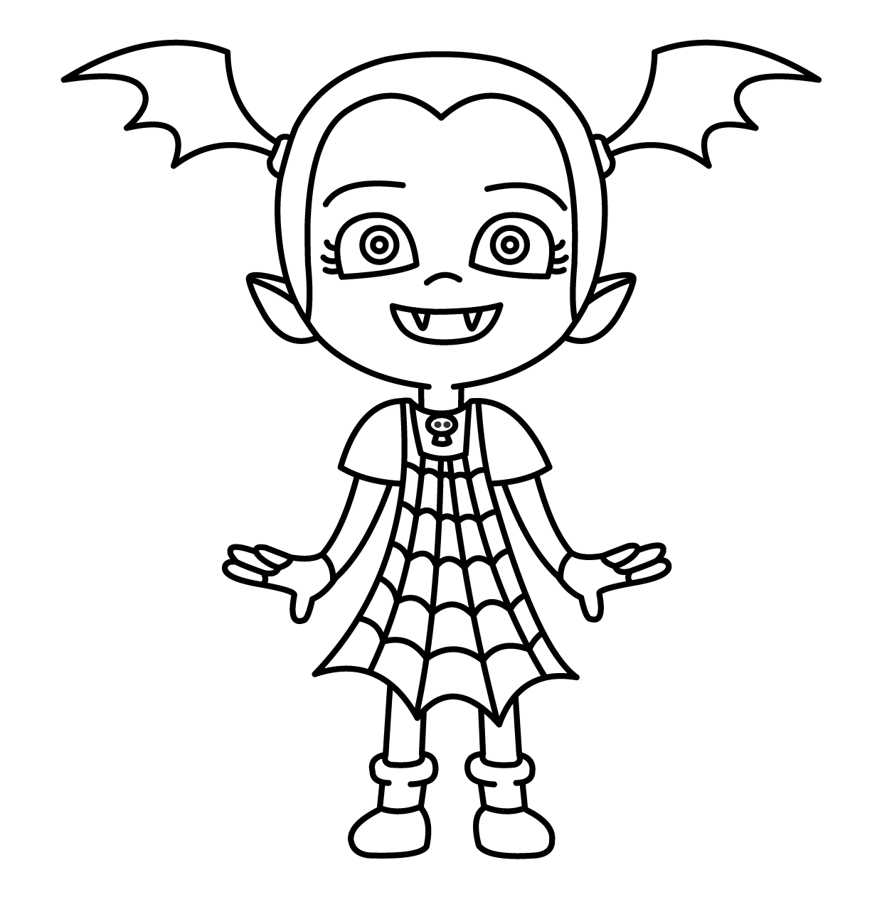 vampirina coloring pages to print