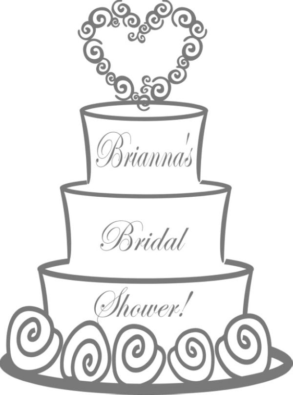 wedding cake coloring pages