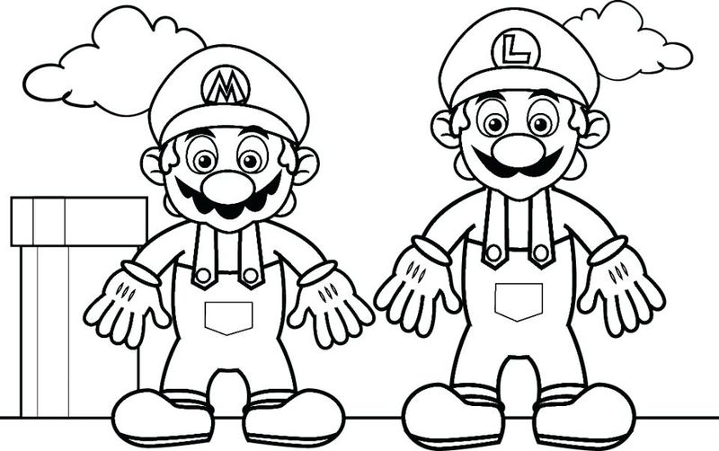Coloring Pages Of Super Mario Coloring Pages Of Super Mario