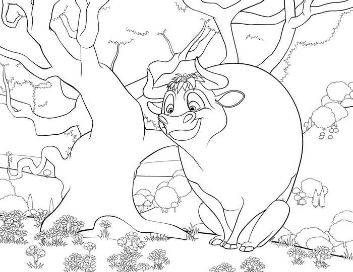 Ferdinand Coloring Pages Ferdinand Coloring Pages