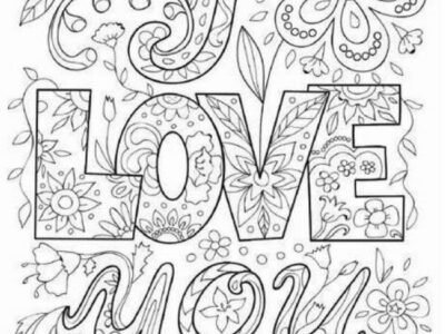 Love Coloring and Activity Page