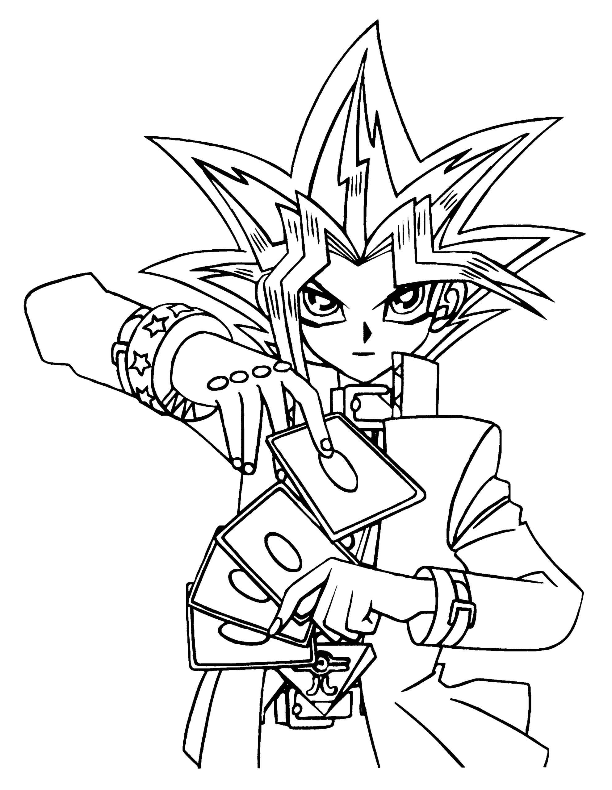 yugioh coloring pages for kids